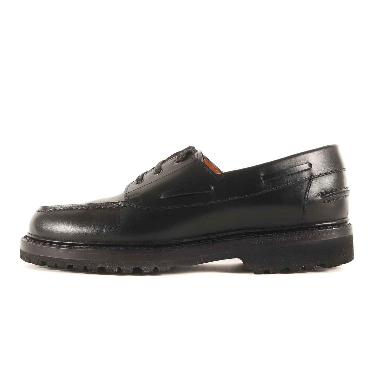 23SS ×JALAN SRIWIJAYA カーフレザー ボートシューズ(LEATHER BOAT SHOES)