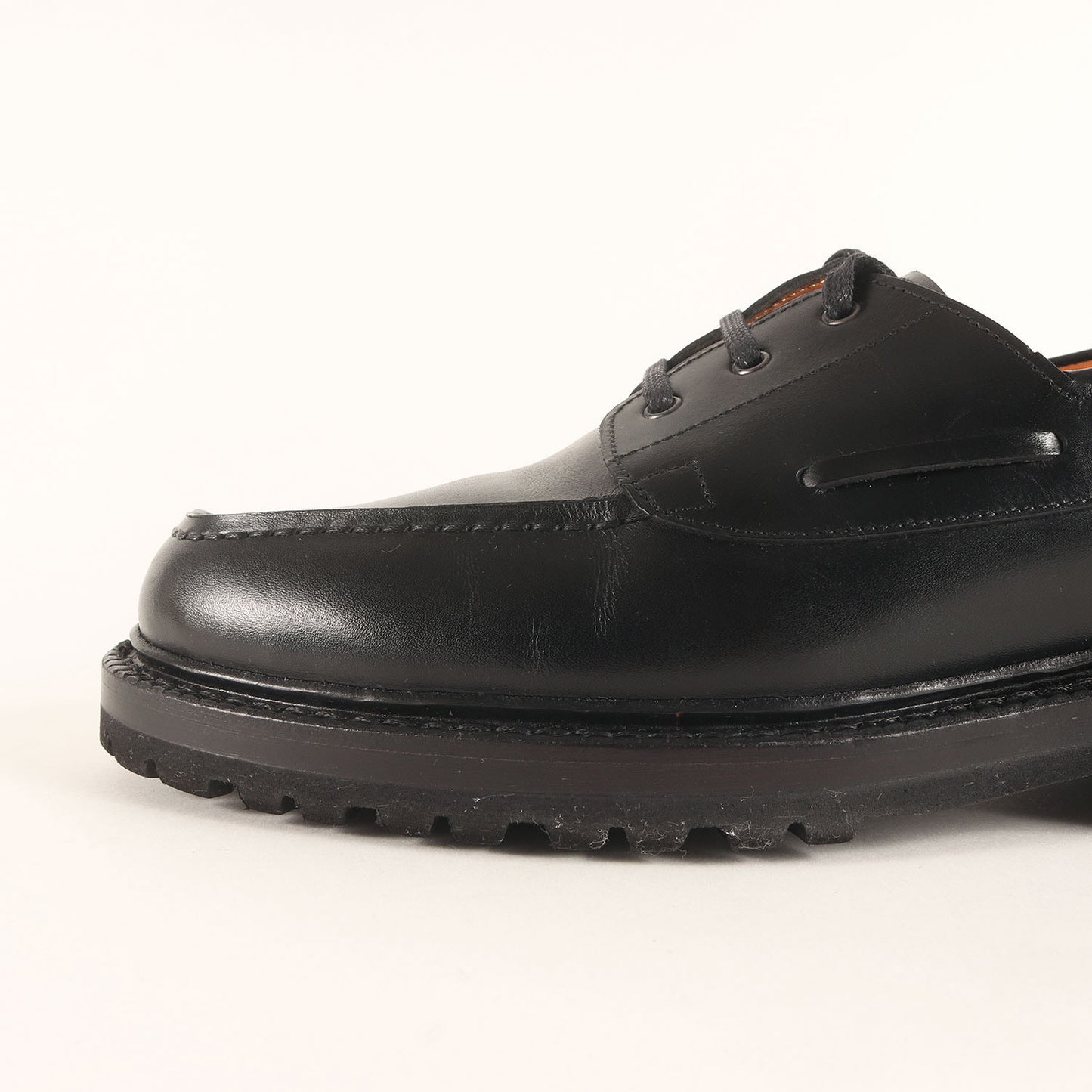 23SS ×JALAN SRIWIJAYA カーフレザー ボートシューズ(LEATHER BOAT SHOES)