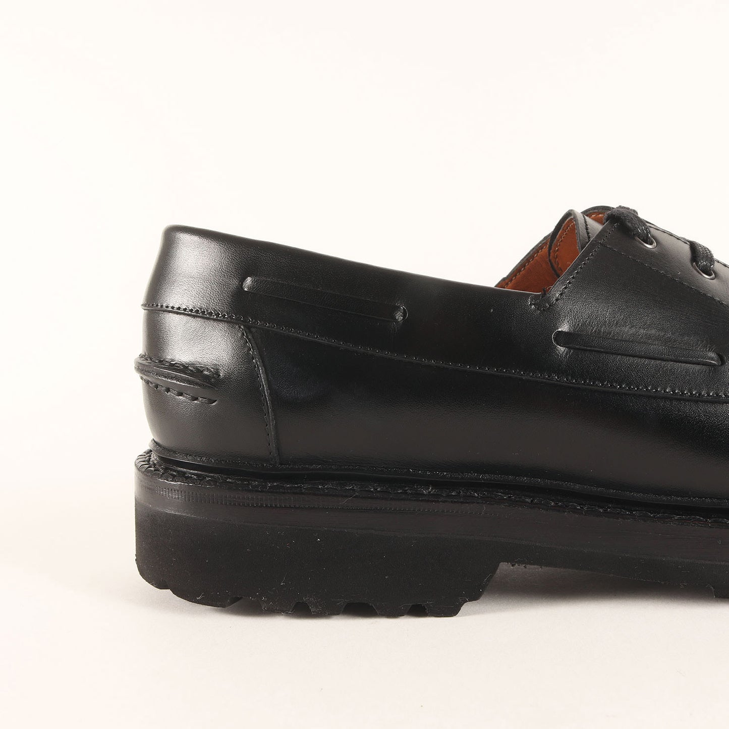 23SS ×JALAN SRIWIJAYA カーフレザー ボートシューズ(LEATHER BOAT SHOES)