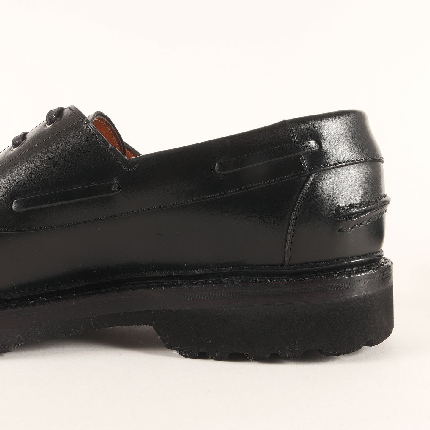 23SS ×JALAN SRIWIJAYA カーフレザー ボートシューズ(LEATHER BOAT SHOES)