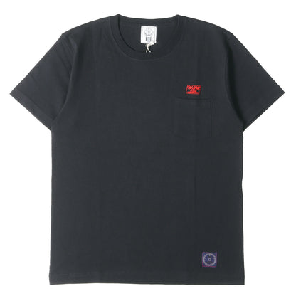 22SS ブランドロゴ刺繍 ポケット Tシャツ