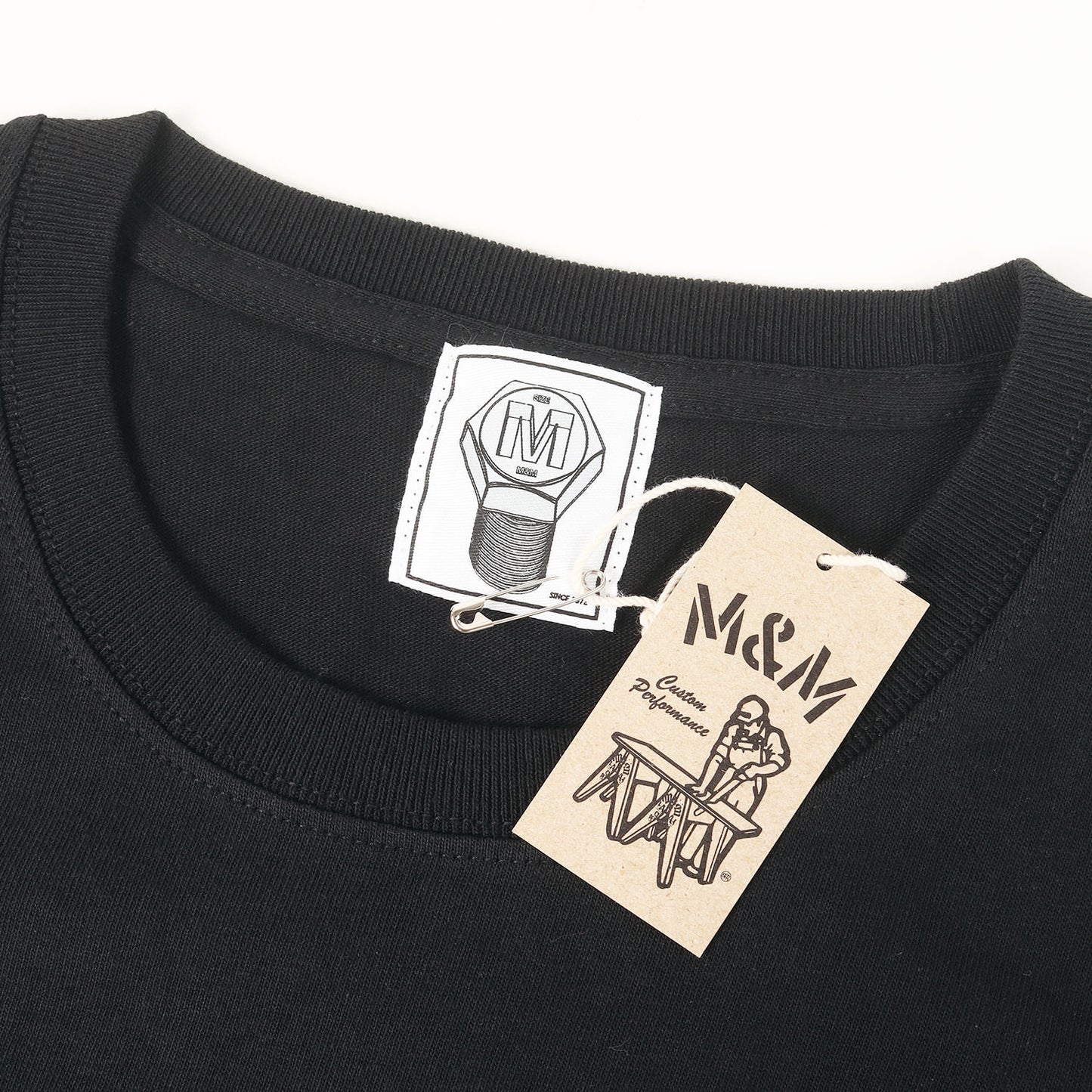 22SS ブランドロゴ刺繍 ポケット Tシャツ