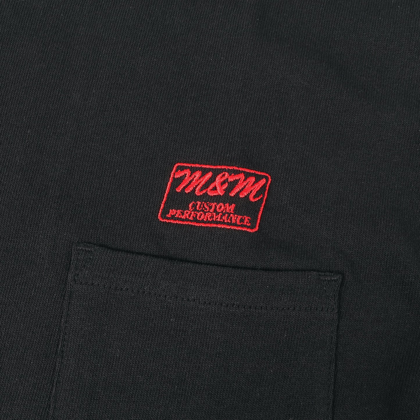 22SS ブランドロゴ刺繍 ポケット Tシャツ