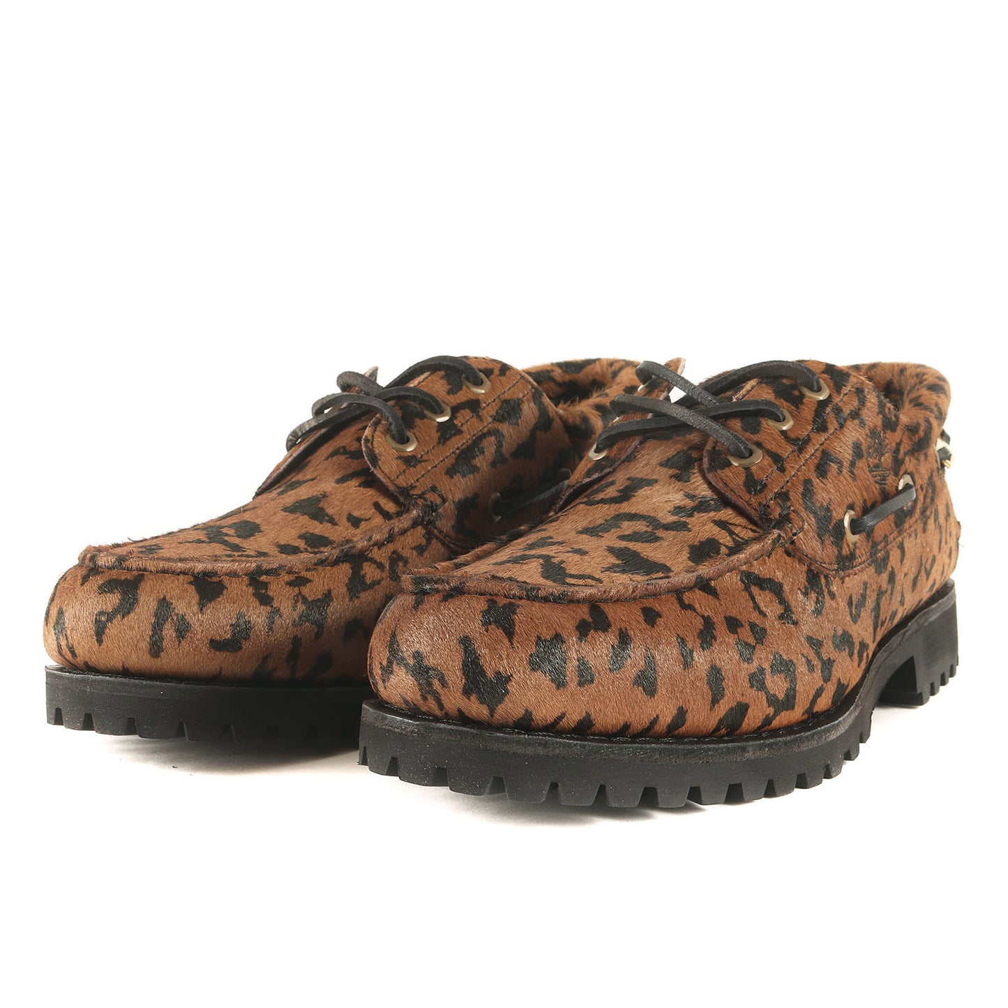 26SS ×Timberland レオパード ヘアオンカウハイド スリーアイ クラシック ラグ(3EYE CLASSIC LUG)