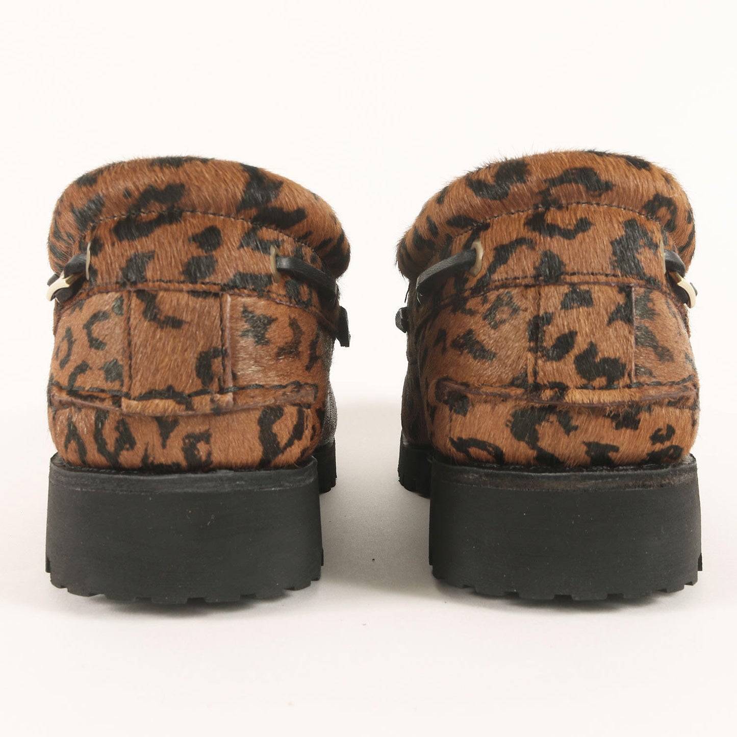 26SS ×Timberland レオパード ヘアオンカウハイド スリーアイ クラシック ラグ(3EYE CLASSIC LUG)