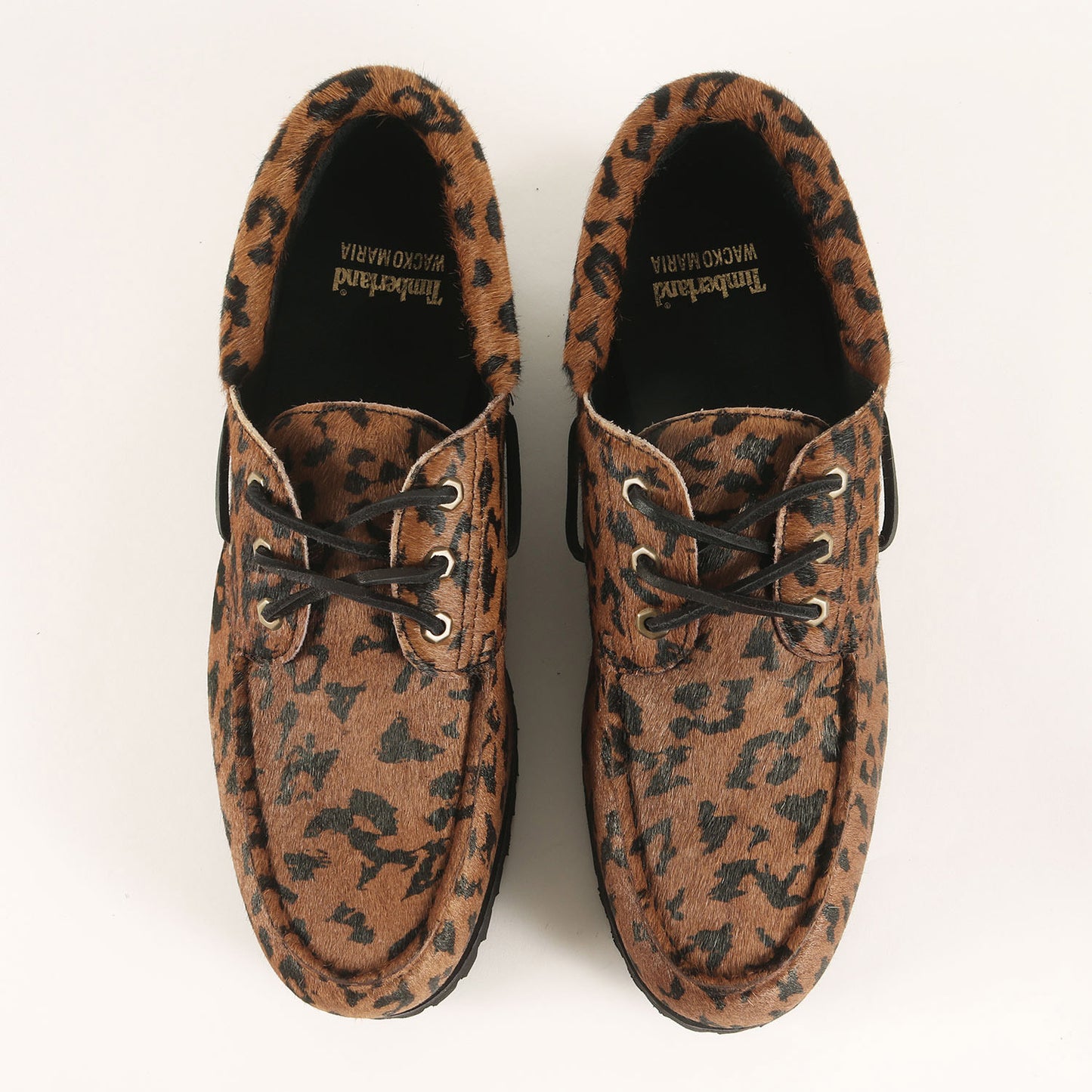 26SS ×Timberland レオパード ヘアオンカウハイド スリーアイ クラシック ラグ(3EYE CLASSIC LUG)