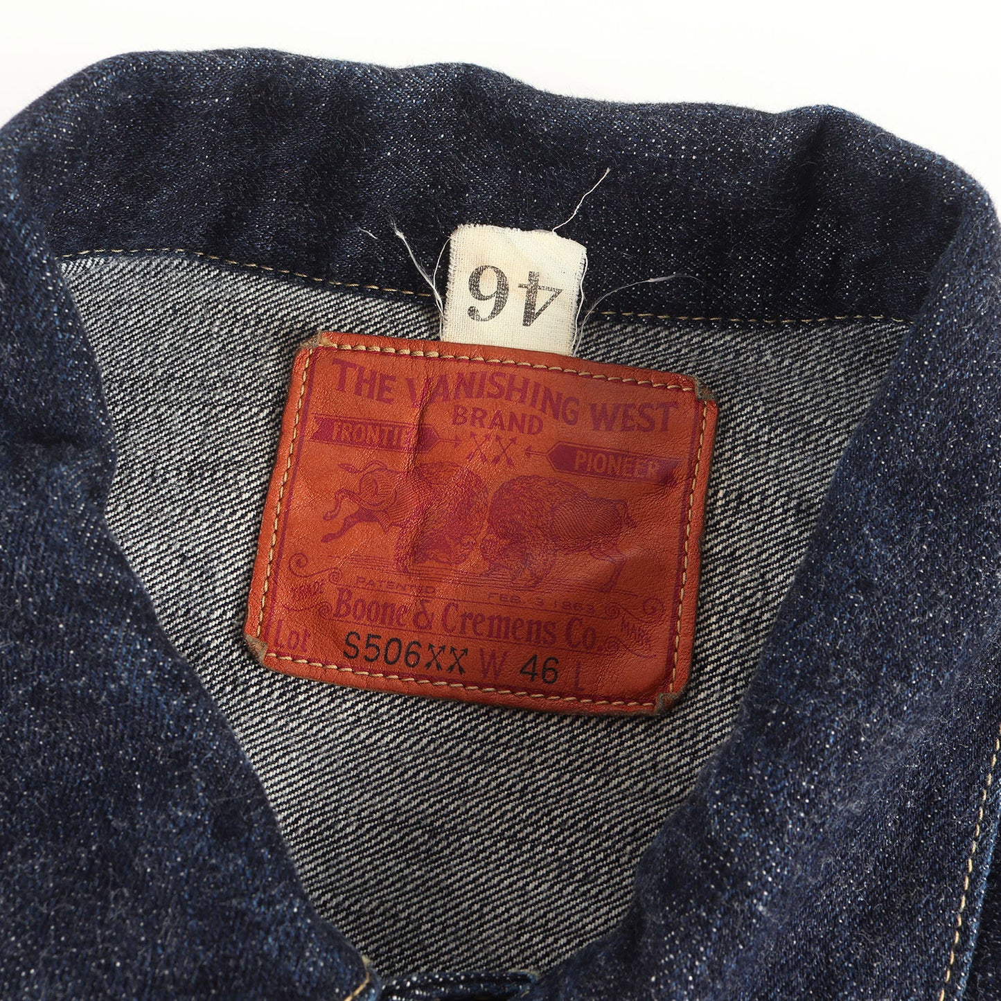 S506XX 1944-45年 大戦モデル 1st Tバック デニムジャケット (THE VANISHING WEST 1st Generation Denim Jacket)
