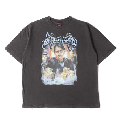 25SS ×Netflix 地面師たち ヴィンテージ加工 法律屋：後藤義雄 Tシャツ