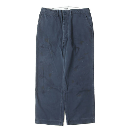 24AW ヴィンテージ加工 ミリタリー チノパンツ(WORK TROUSERS DUSTY)