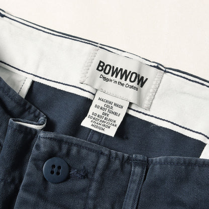 24AW ヴィンテージ加工 ミリタリー チノパンツ(WORK TROUSERS DUSTY)