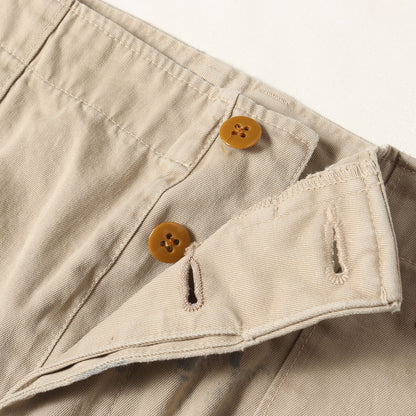22AW ×BEAMS ヴィンテージ加工 アーミー ベイカーパンツ(ARMY BAKER PANTS)