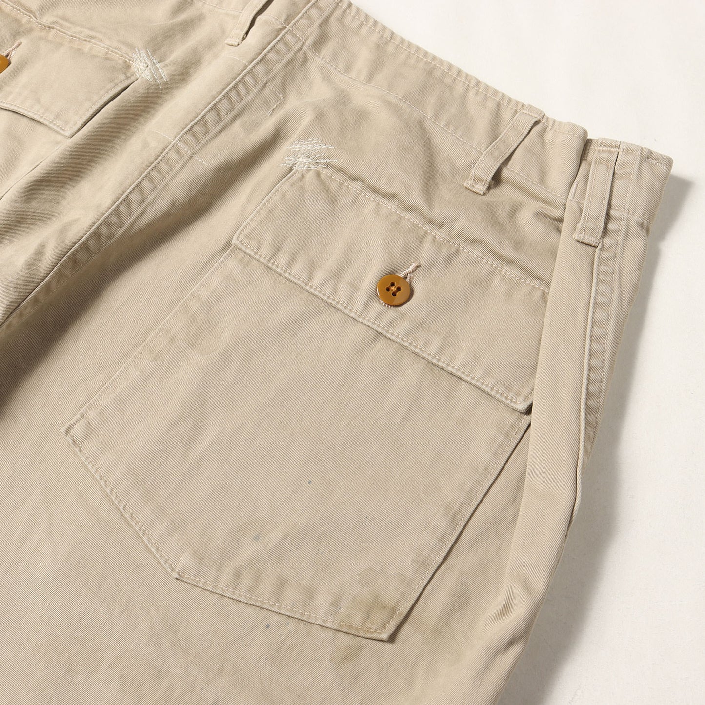 22AW ×BEAMS ヴィンテージ加工 アーミー ベイカーパンツ(ARMY BAKER PANTS)