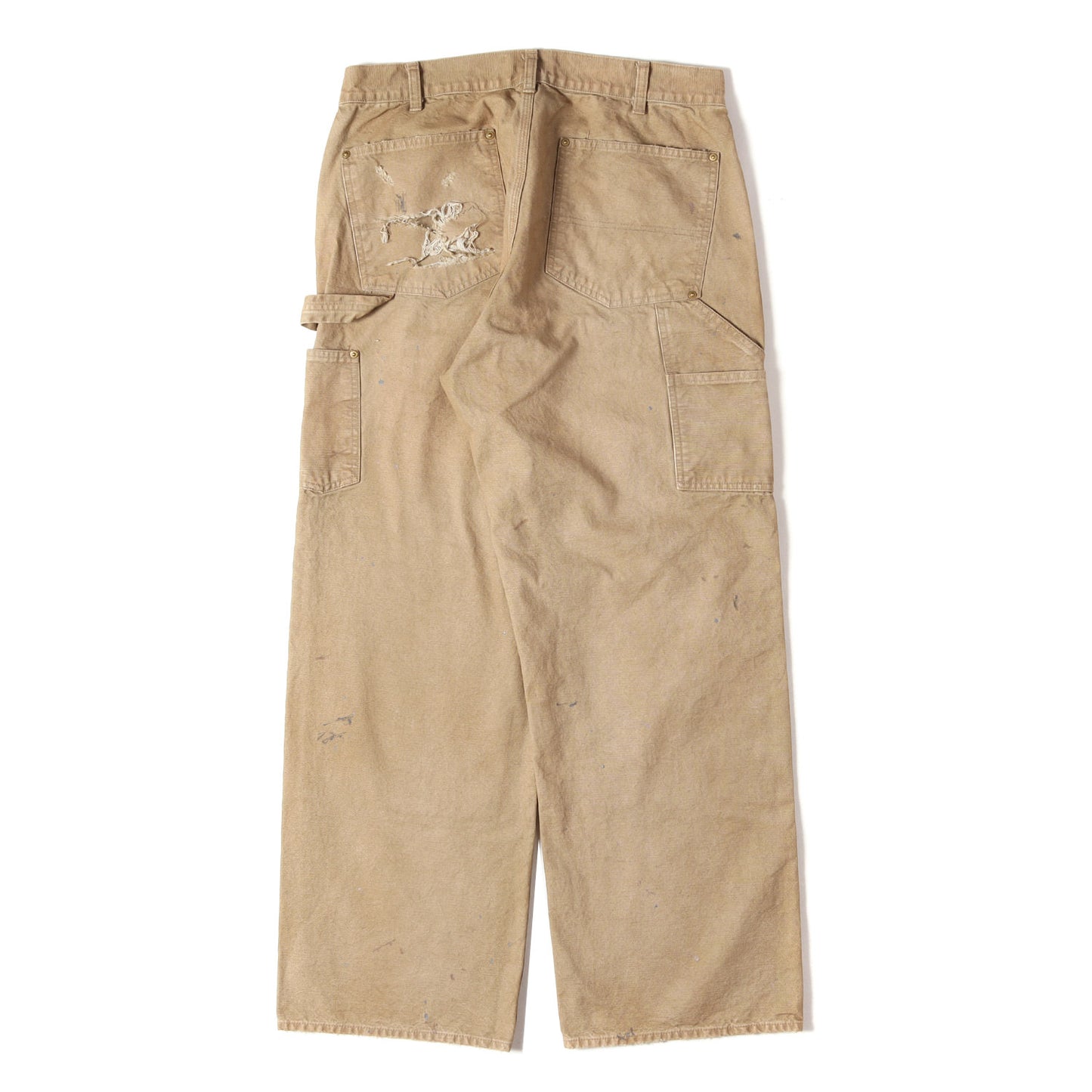 25AW ×BEAMS ヴィンテージ加工 ダブルニー ダック ペインターパンツ(DUCK PAINTER PANTS HARD AGED)