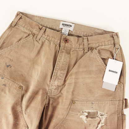 25AW ×BEAMS ヴィンテージ加工 ダブルニー ダック ペインターパンツ(DUCK PAINTER PANTS HARD AGED)
