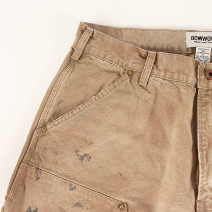 25AW ×BEAMS ヴィンテージ加工 ダブルニー ダック ペインターパンツ(DUCK PAINTER PANTS HARD AGED)