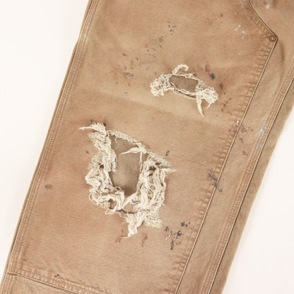 25AW ×BEAMS ヴィンテージ加工 ダブルニー ダック ペインターパンツ(DUCK PAINTER PANTS HARD AGED)