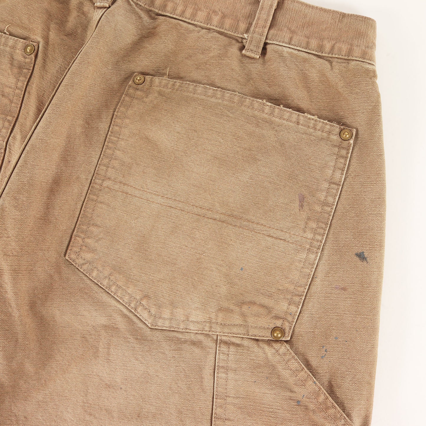 25AW ×BEAMS ヴィンテージ加工 ダブルニー ダック ペインターパンツ(DUCK PAINTER PANTS HARD AGED)