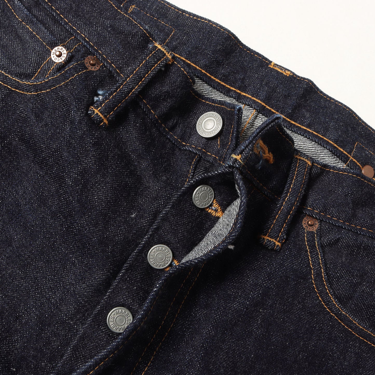 21SS 受注限定 ×BerBerJin 藤原裕 1940年モデル シンチバック付き デニムパンツ(1940 Denim Pants)
