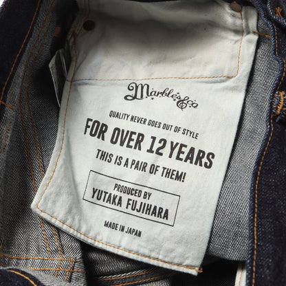 21SS 受注限定 ×BerBerJin 藤原裕 1940年モデル シンチバック付き デニムパンツ(1940 Denim Pants)