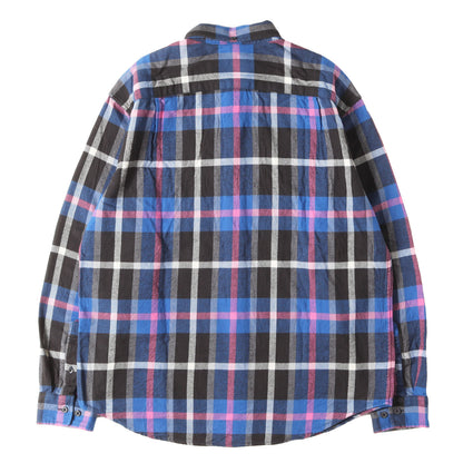 23AW タータンチェック ボタンダウン フランネルシャツ (Plaid Flannel Shirt)