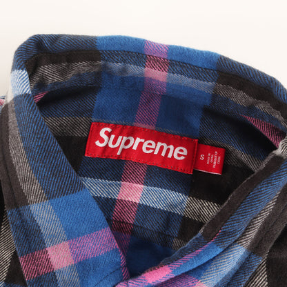 23AW タータンチェック ボタンダウン フランネルシャツ (Plaid Flannel Shirt)