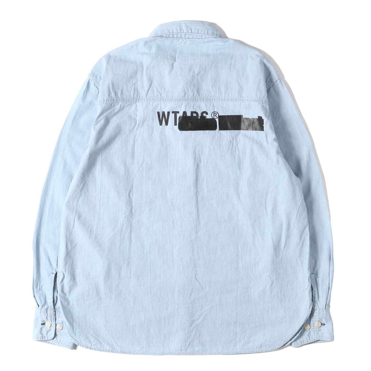 24AW バイオブリーチ加工 シャンブレーシャツ(CB / LS / COTTON. CHAMBRAY)