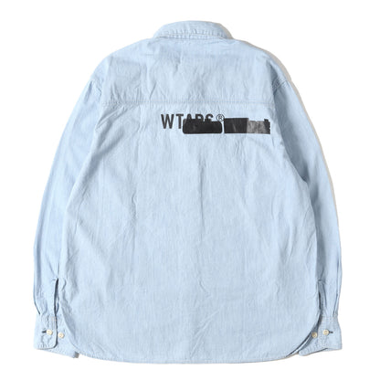 24AW バイオブリーチ加工 シャンブレーシャツ(CB / LS / COTTON. CHAMBRAY)