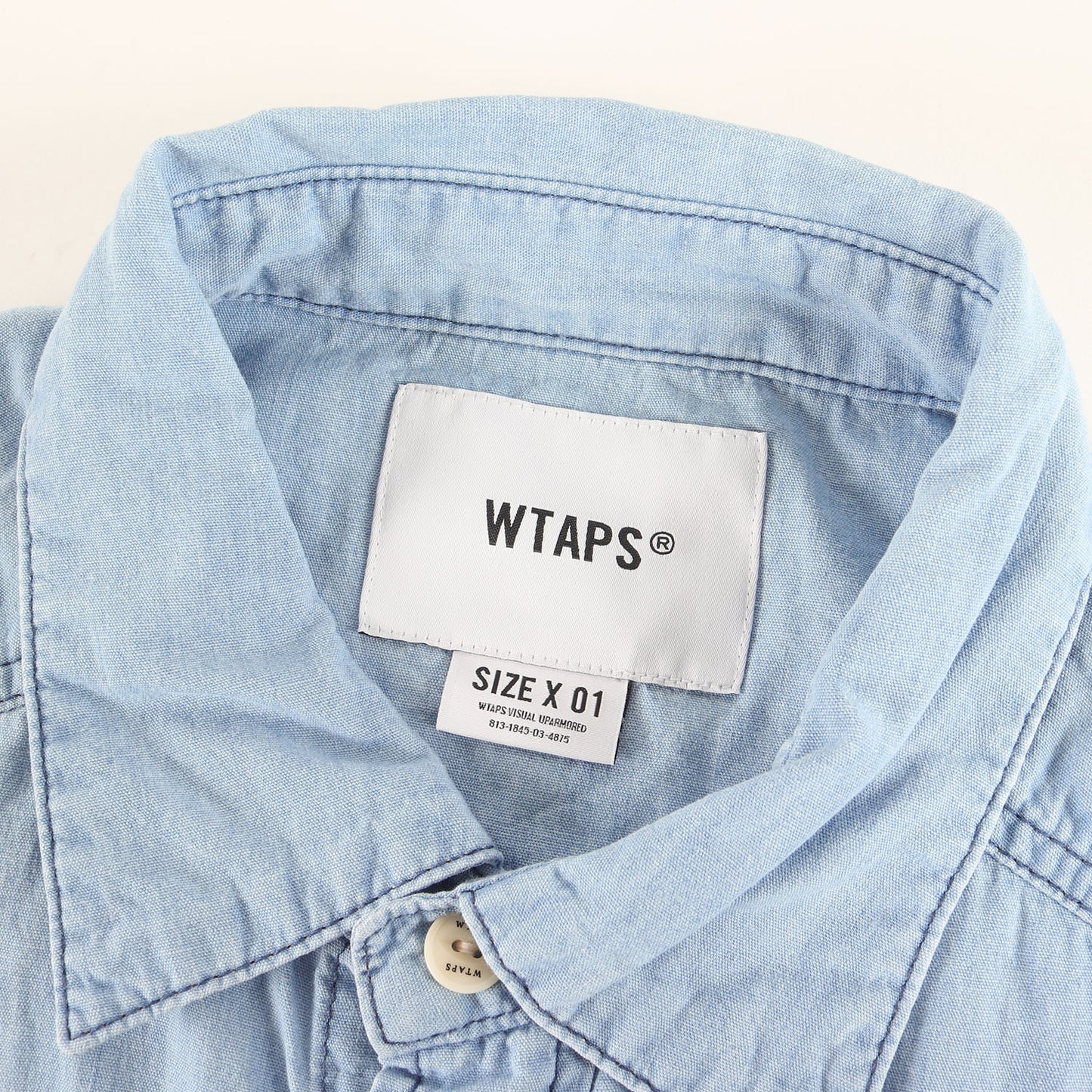 24AW バイオブリーチ加工 シャンブレーシャツ(CB / LS / COTTON. CHAMBRAY)
