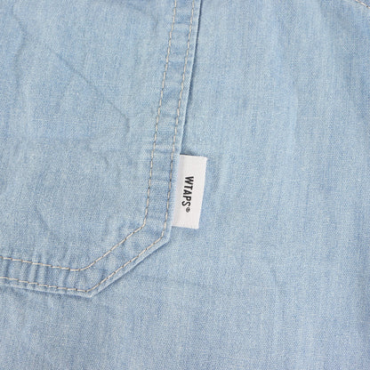24AW バイオブリーチ加工 シャンブレーシャツ(CB / LS / COTTON. CHAMBRAY)