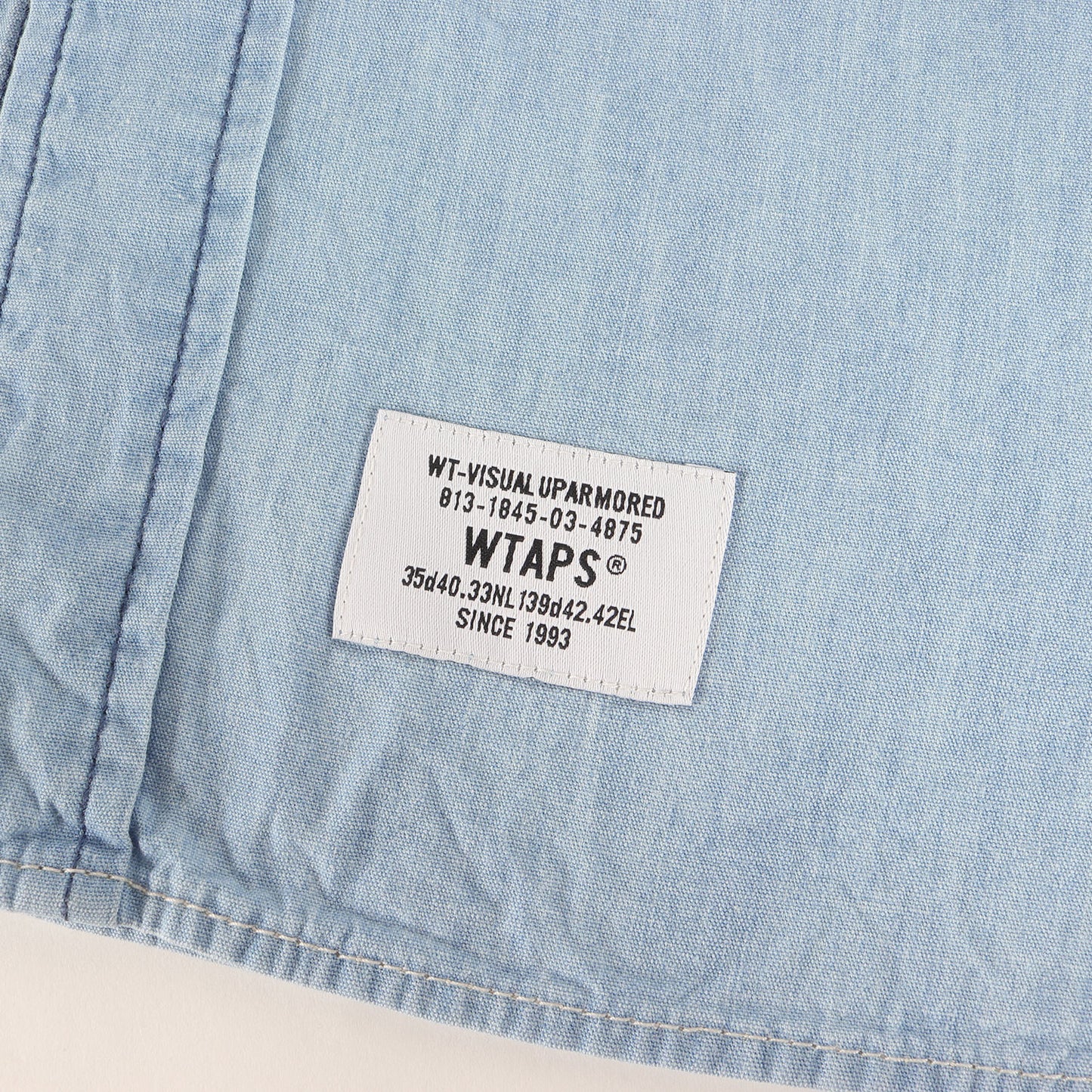 24AW バイオブリーチ加工 シャンブレーシャツ(CB / LS / COTTON. CHAMBRAY)