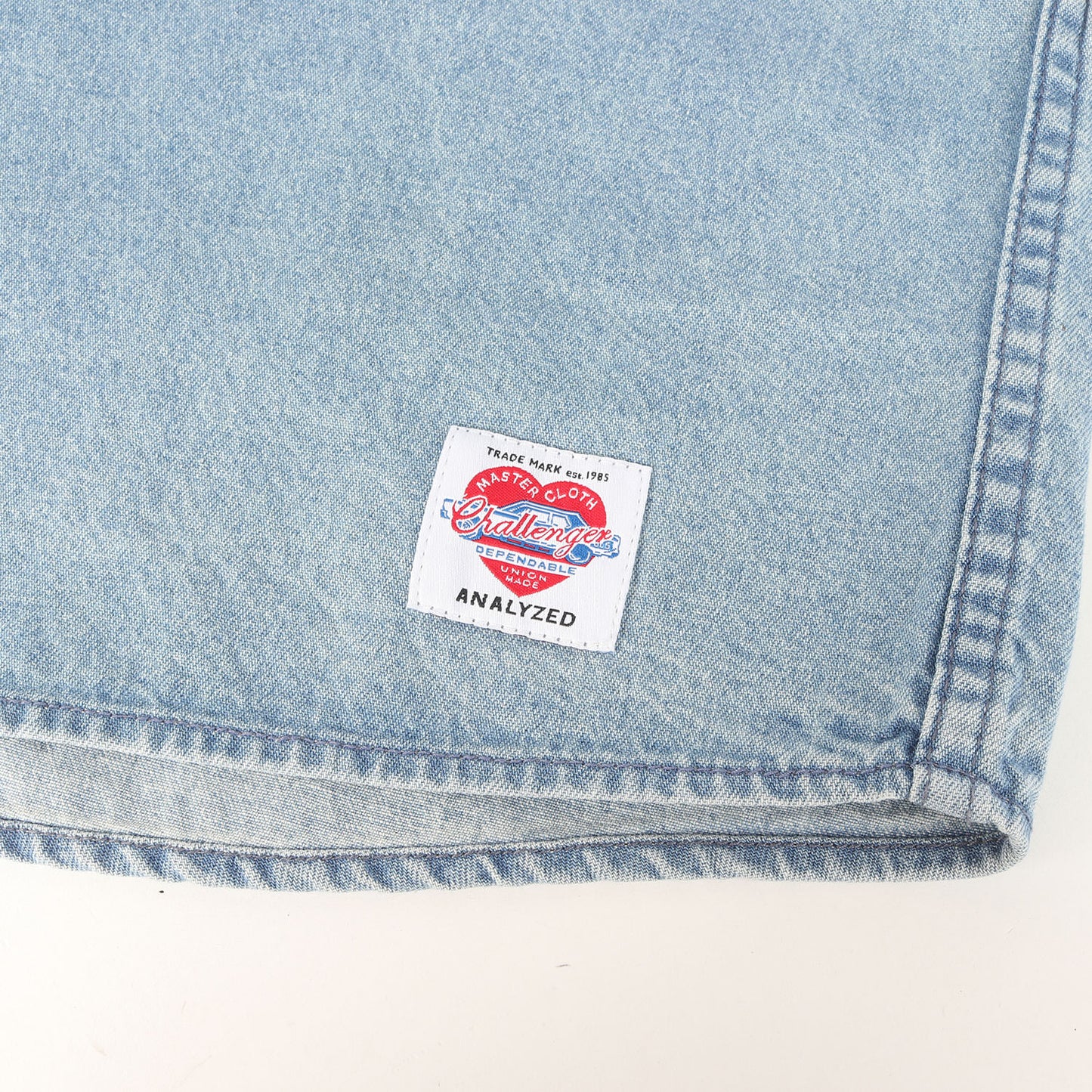 24SS タイダイ染め ウォッシュ加工 デニムシャツ(L/S TIE DYE SLEEVE DENIM SHIRT)