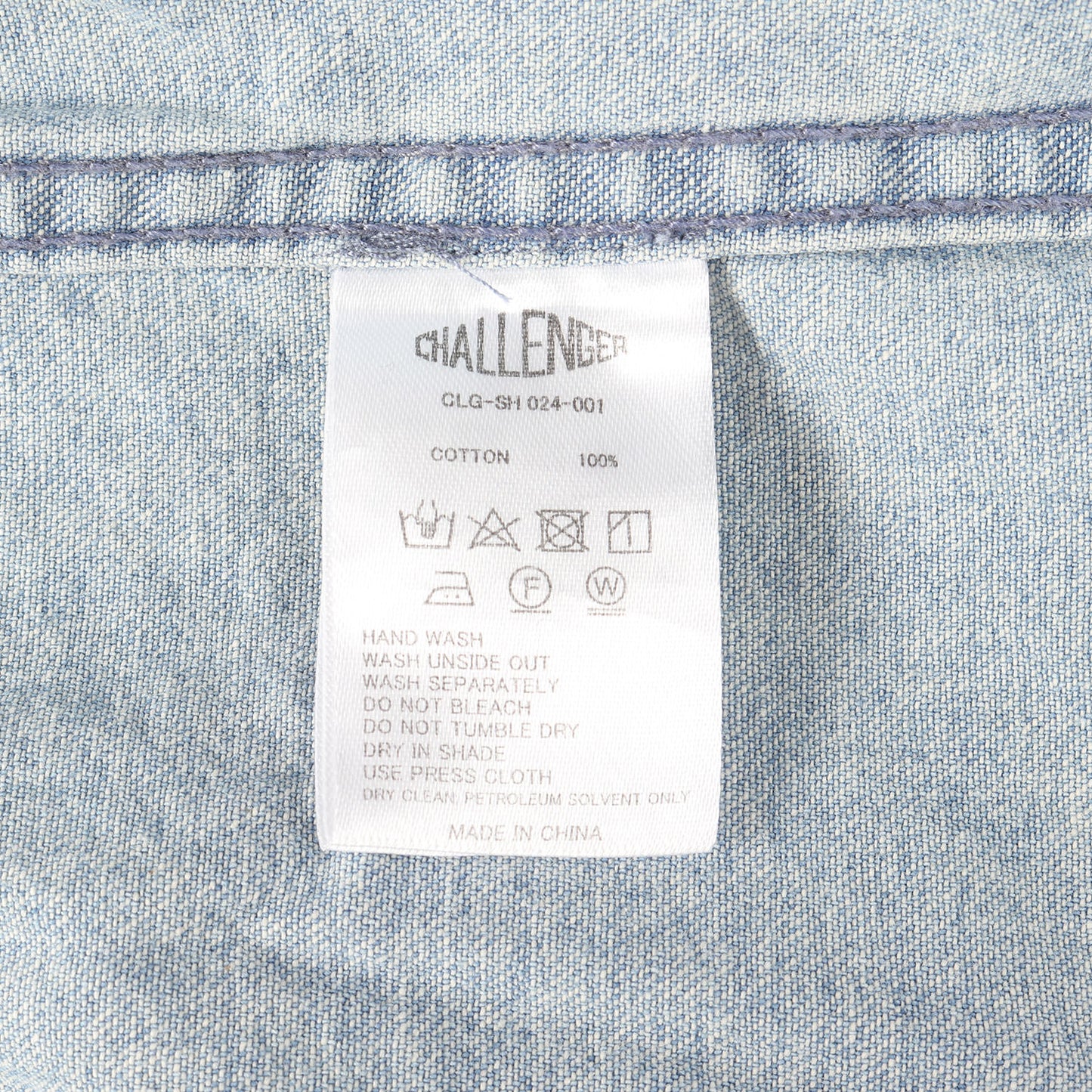 24SS タイダイ染め ウォッシュ加工 デニムシャツ(L/S TIE DYE SLEEVE DENIM SHIRT)