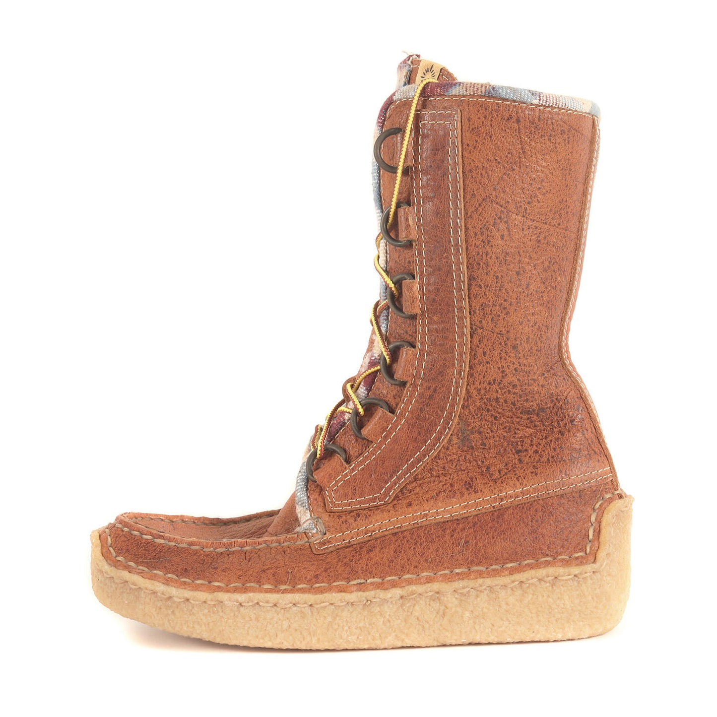 ムートンライニング レザー モカシン ロングブーツ(TRACKER BOOTS-FOLK)