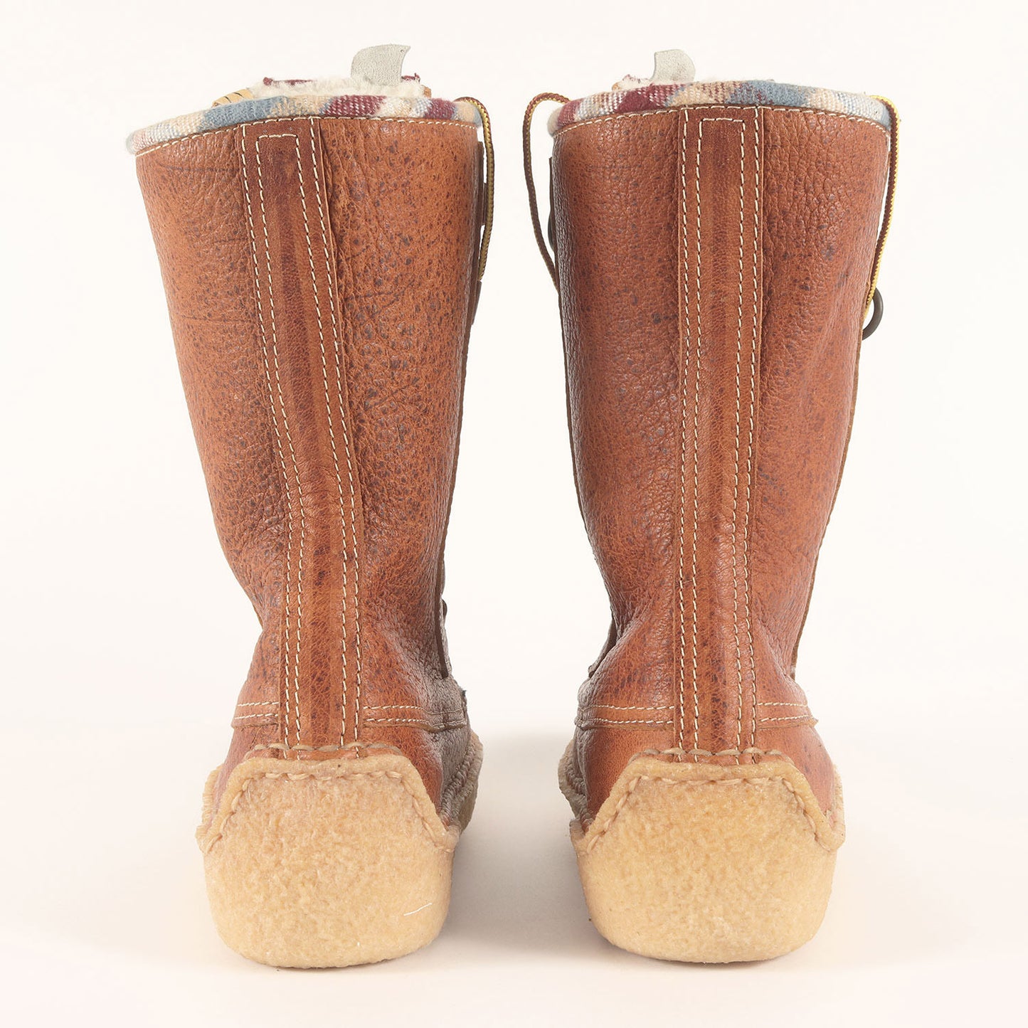 ムートンライニング レザー モカシン ロングブーツ(TRACKER BOOTS-FOLK)