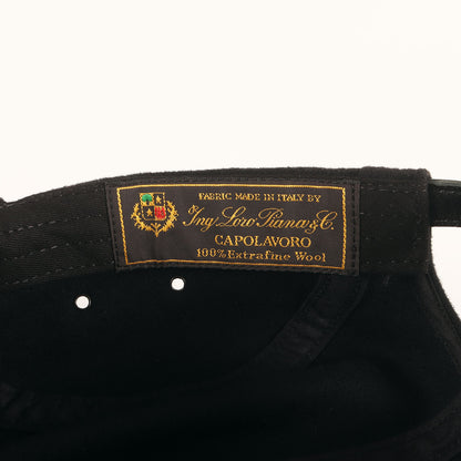 ×Loro Piana ウール BOXロゴ キャンプキャップ(Wool Camp Cap)
