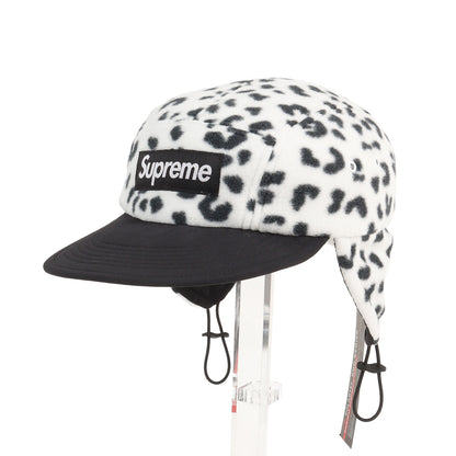 24AW レオパード柄 ポーラテックフリース イヤーフラップ付き キャンプキャップ(Polartec Earflap Camp Cap)