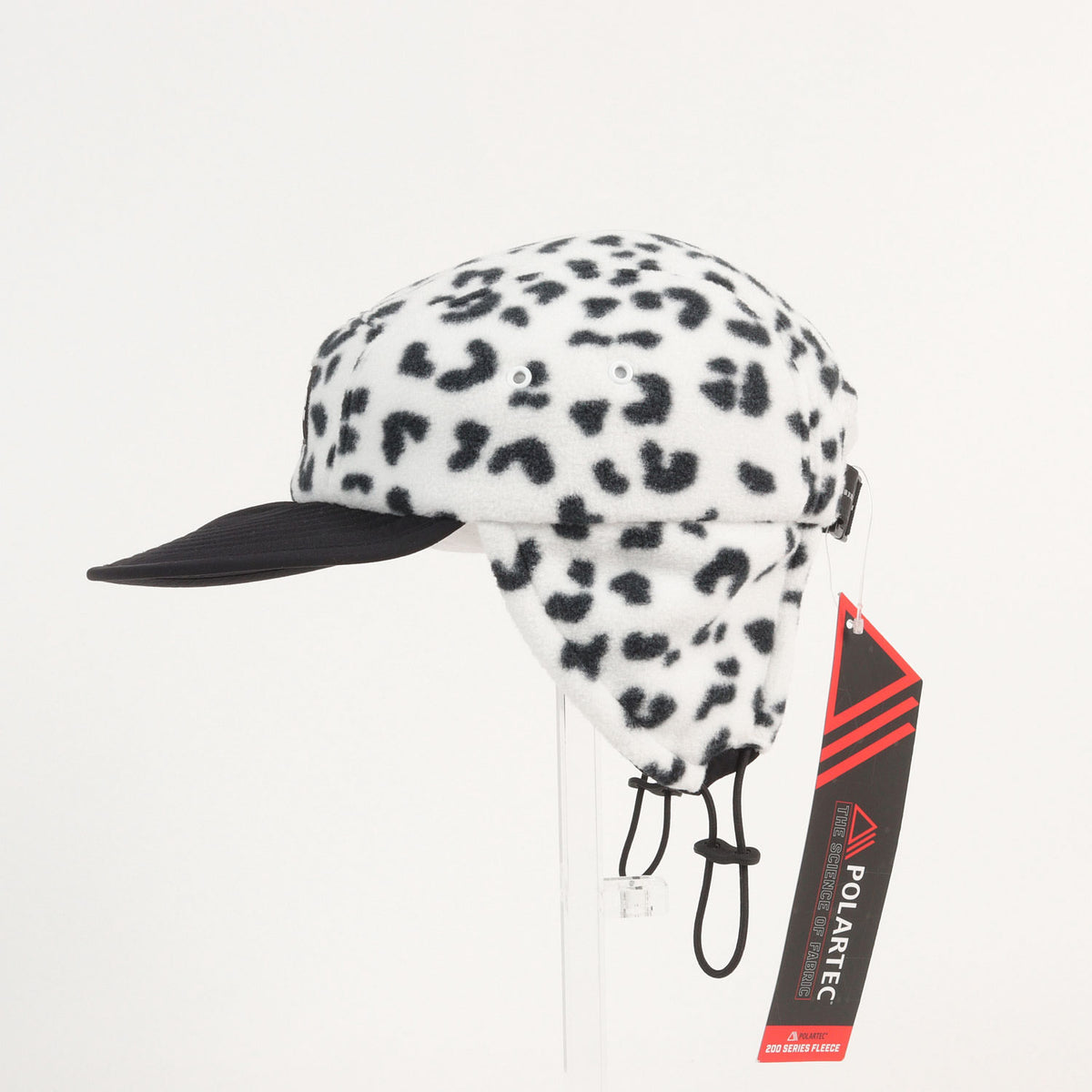 24AW レオパード柄 ポーラテックフリース イヤーフラップ付き キャンプキャップ(Polartec Earflap Camp Cap)