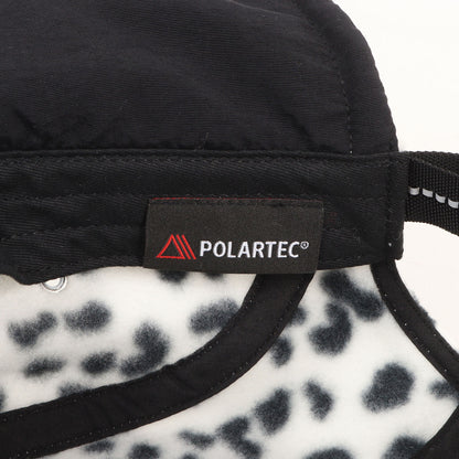 24AW レオパード柄 ポーラテックフリース イヤーフラップ付き キャンプキャップ(Polartec Earflap Camp Cap)