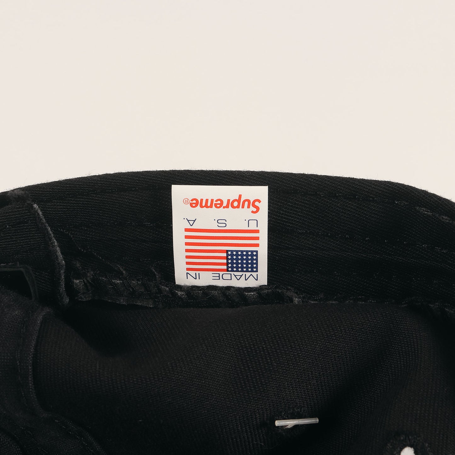 ウォッシュド チノ ツイル BOXロゴ キャンプキャップ (Washed Chino Twill Camp Cap)