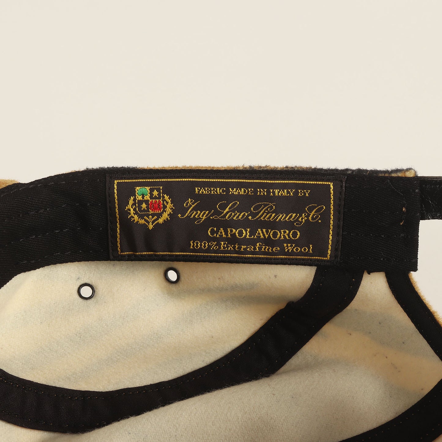 ×Loro Piana タイガー柄 BOXロゴ ウール キャンプキャップ(Wool Camp Cap)