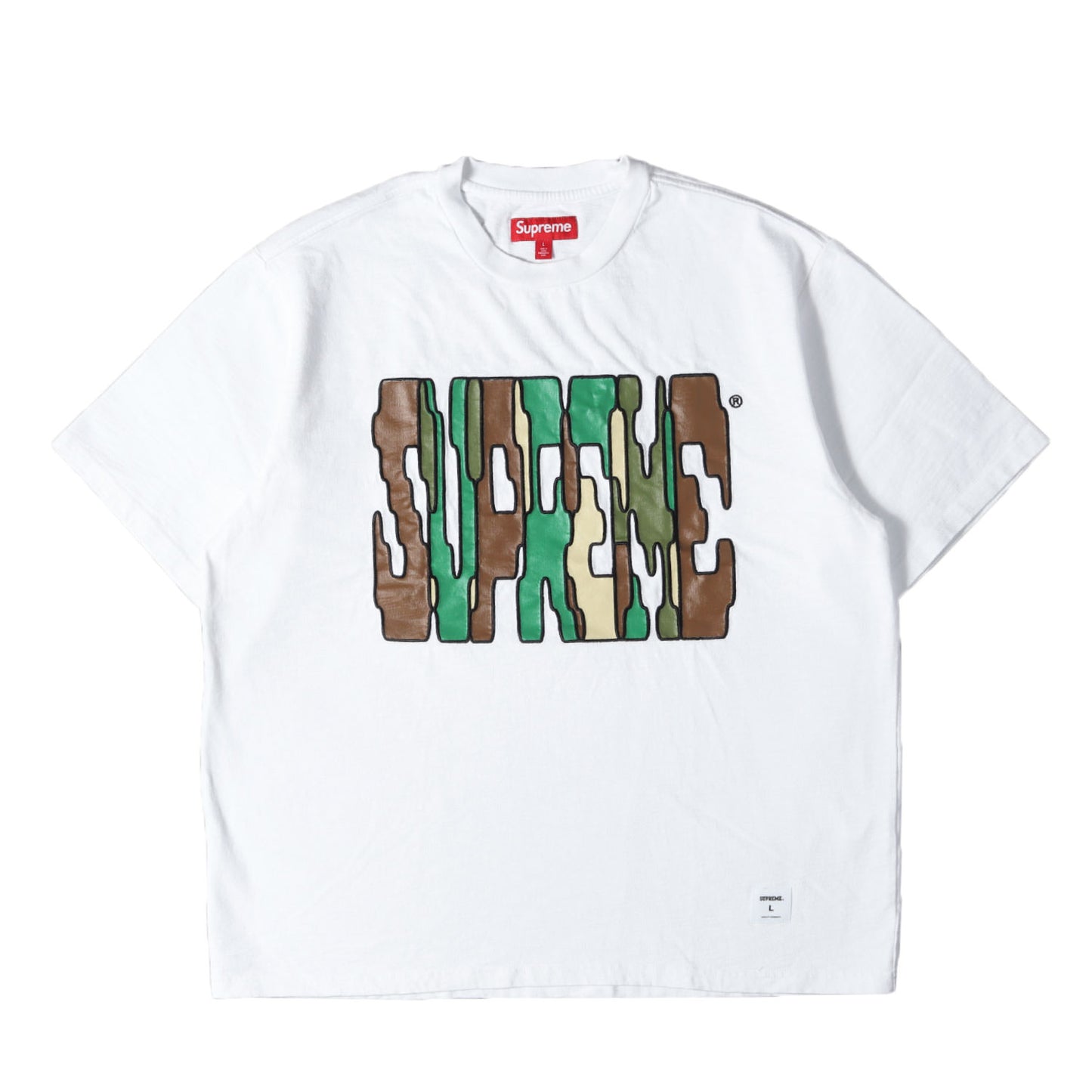 23AW ビッグ ロゴパッチ ヘビー Tシャツ(Digi S/S Top)