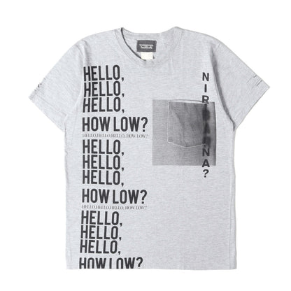 ニルヴァーナ グラフィック プリント ポケット Tシャツ