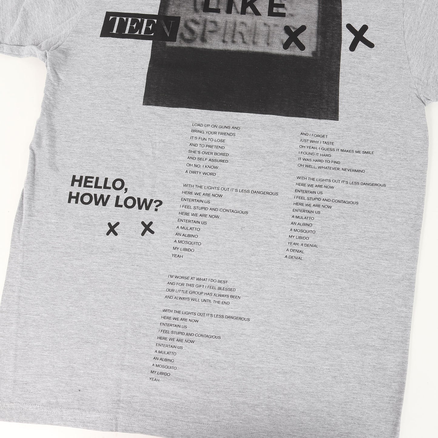 ニルヴァーナ グラフィック プリント ポケット Tシャツ