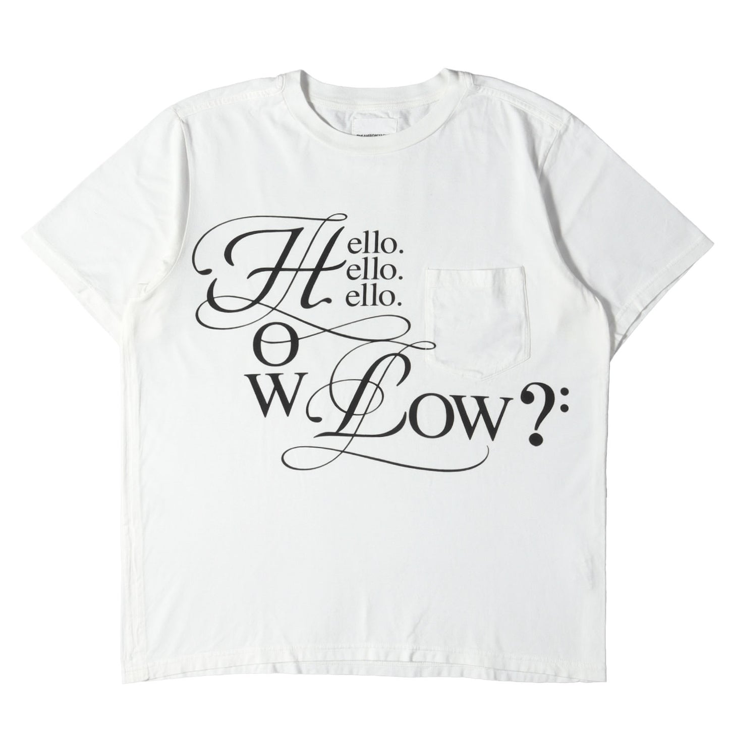 グラフィックプリント ポケット Tシャツ