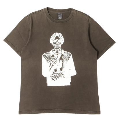 04SS ドリーム期 ダメージ加工 テレヴィジョン トム・ヴァーレイン スカル Tシャツ
