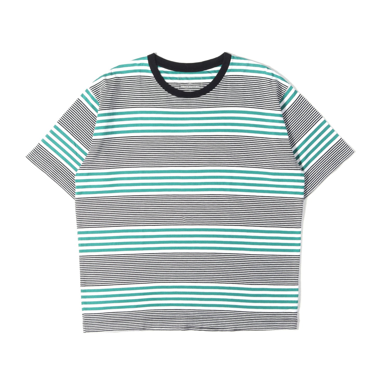 22SS マルチボーダー Tシャツ(S/S MULTI BORDER TAPERED TEE)
