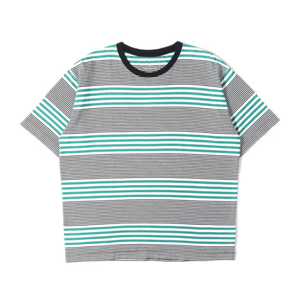 22SS マルチボーダー Tシャツ(S/S MULTI BORDER TAPERED TEE)
