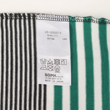 22SS マルチボーダー Tシャツ(S/S MULTI BORDER TAPERED TEE)