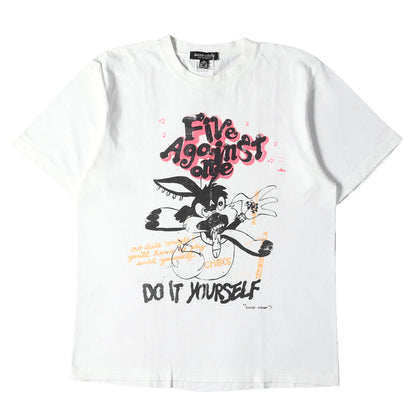 00s ×VANDALIZE FIVE AGAINST 手刷りプリント Tシャツ
