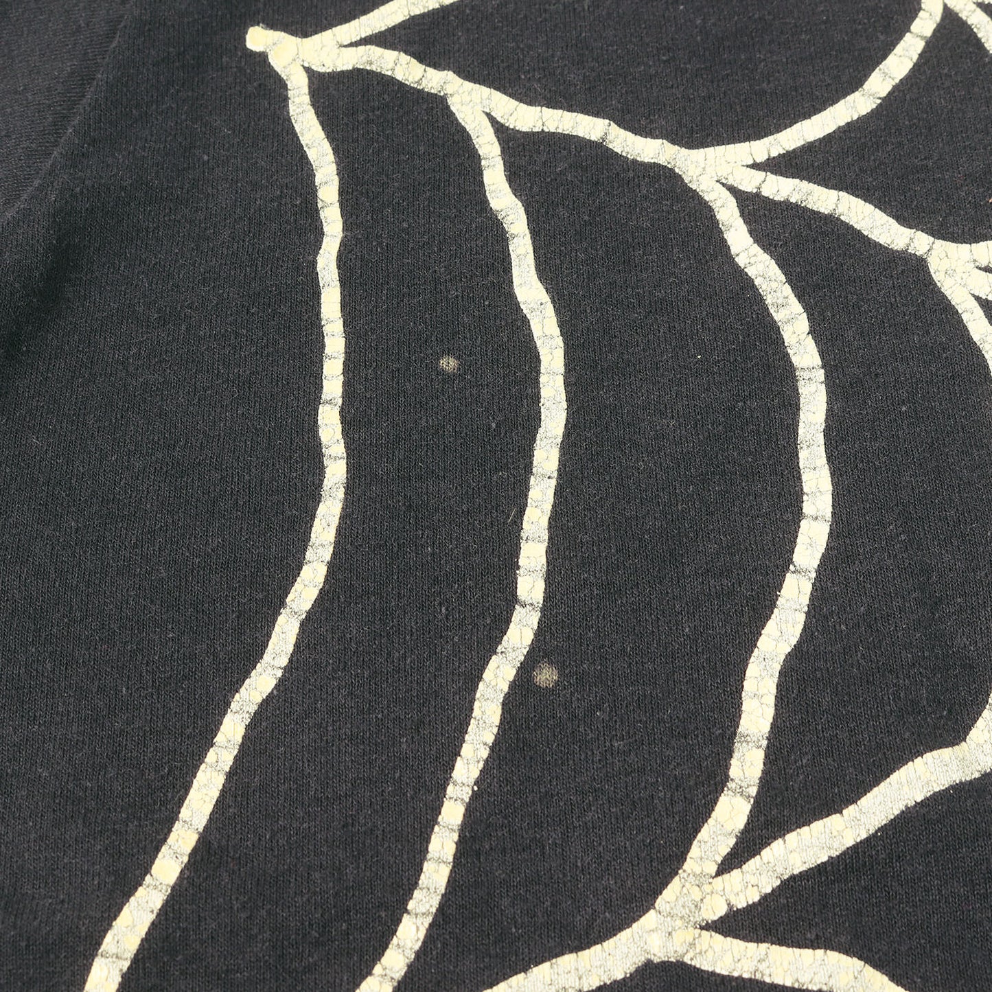 [ビッグサイズ スペシャル] 80s スパイダーウェブ クモの巣 蓄光プリント Tシャツ / USA製 SCREEN STARS